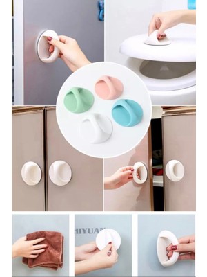 Munico Yapışkanlı 2 Mobilya Topuzlar Pencere Buzdolabı Yardımcı Kapı Yuvarlak Kendinde  ile Pratik Kullanım