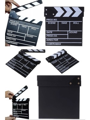 Munico Fotoğraf Sahneleri Profesyonel Dekoratif Asılan Film Yönetmeninin Klaket Kurulu Film Sahne Tahtası