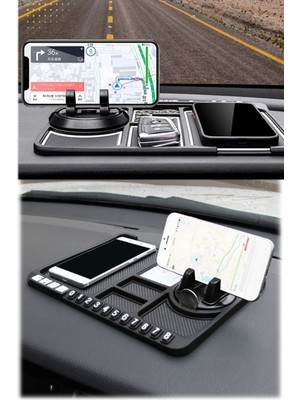 Munico Araba Aksesuarları Silikon Araba Kaymaz Paspas Otomatik Telefon Tutucu Yapışkan Anti Çizgi Telefon