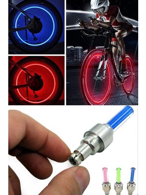 Munico LED Lamba Flaş Lastik Tekerlek Vana Kapak Işığı Araba Bisiklet Motosiklet Sibop Kapağı