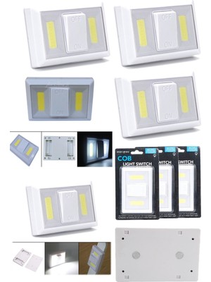 Munico 3 Adet Dikdörtgen Çift LED Ultra Yüksek Parlaklık Manyetik Yatak Başı Ev Dekorasyon Gece Lamba Spot