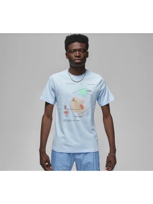Nike Jordan 23 Engineered Men's T-Shirt - Ice Blue Mavi Erkek T-Shirt DV8410-411