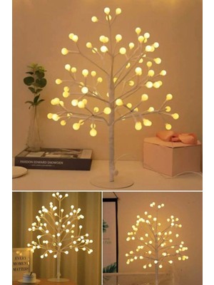 Munico Yılbaşı Kaliteli Gün Işığı Masa Üstü Minik LED Toplu Lamba Aydınlatma Seti Gece Lambası Tatlı Dekor