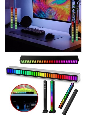 Munico Gamer Pc Yanı Arkası Dekor Rgb Işık Çubuğu LED