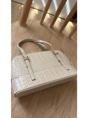 Legend Aksesuar Kadın Kroko Desen Deri Çapraz El ve Omuz Çantası