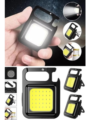 Munico Kamp Acil Durum Sos Mini LED El Feneri Çalışma Işığı Taşınabilir Cep El Feneri Anahtarlık Lambası