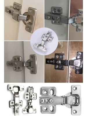 Munico Kapı Mutfak Menteşesi Mutfak Evrensel Kapı Hidrolik Çelik Menteşe Dolap Paslanmaz   Için Ideal Seçim