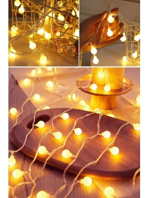 Munico 4 Metre LED Işıkları Top Gün Işığı Şık Peri Işık Noel Kutlama Dekoratif Işık Işıkları Oda Aydınlatma