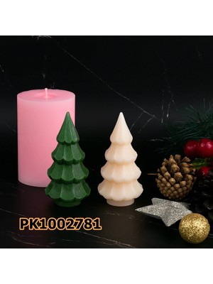 Poyrish PK1002781 - Silikon Kalıp Mum Kalıbı - Küçük Boy Çam Ağacı