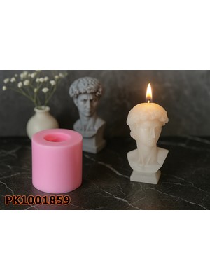 Poyrish 1058 - Silikon Kalıp Mum Kalıbı - David Bust