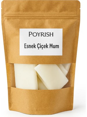 Poyrish Esnek Çiçek Mum Hammaddesi 1 Kg. | Elle Şekillendirilebilen Mum