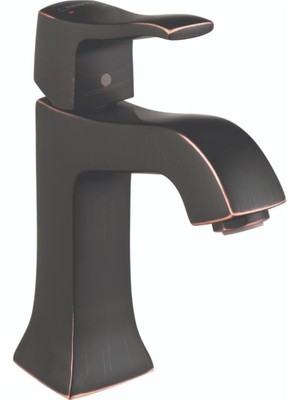 Hansgrohe 31075921 Metris C 1 Delikli Banyo Bataryası, Kol Kolu, Yağla Pürüzsüzleştirilmiş Bronz, Da