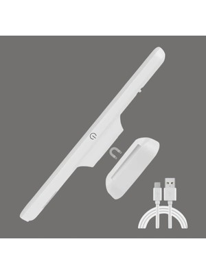 Hane216 Şarjlı Mıknatıslı Dokunmatik 3 Renk  Ayarlı LED Aplik Martı 30 cm