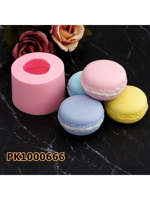 Poyrish PK1000666 - Silikon Kalıp Mum Kalıbı - Makaron Büyük Boy