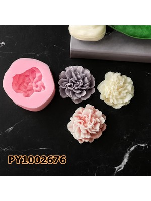 Poyrish PY1002676 - Silikon Kalıp Mum Kalıbı Karanfil