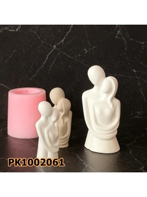 Poyrish 1080 - Silikon Kalıp Mum Kalıbı - Sevgili Mumluk