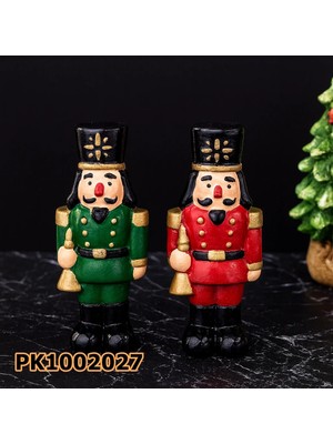 Poyrish PK1002027 - Silikon Kalıp Mum Kalıbı - Trompetli Kurşun Asker