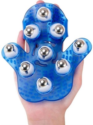 Karahanbey 9 Bilyeli Masaj Eldiveni Giyilebilir Plastik Vücut Sıkılaştırıcı - Lisinya