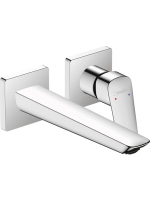 Hansgrohe Logis Fine Modern 1 Kollu 2 Delikli 10 cm Yüksek Krom Banyo Lavabo Bataryası, 71256001