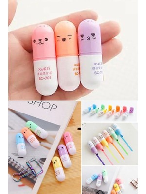Munico Renkli Okul Ofis Fosforlu Işaretleme Kalemleri Tasarım Boyama Işaretleyici 6 Adet Renkli Kalem Seti