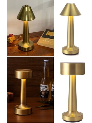 Munico Dokunmatik LED Masa Lambası Yaratıcı Yemek Otel Bar Lamba Oturma Odası Dekoratif Şarj Masası Lambası