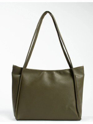 Legend Aksesuar Kadın Nou Çift Saplı Yumuşak Dokulu Büyük Boy El ve Omuz Çantası