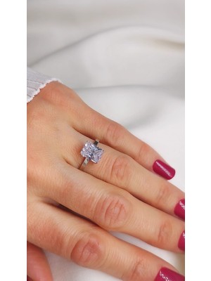 Cemal Demircioğlu Prenses Tek Taş 14 Ayar Altın Kadın Yüzük