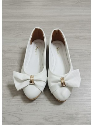 Klay Shoes Kadın Fiyonk Detaylı Rahat Babet