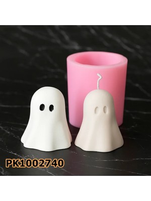 Poyrish PK1002740 - Silikon Kalıp Mum Kalıbı - Hayalet