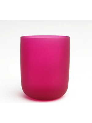 Poyrish Renkli Cam Bardak Ikonik - Mat Pembe 6098-Q