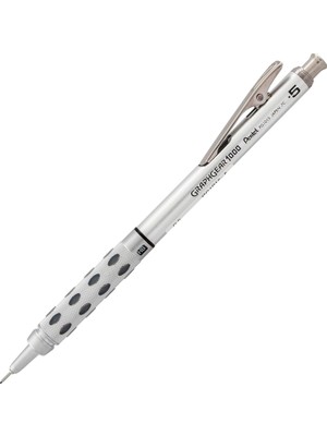 Pentel Graphgear 1000 Metal Gövdeli, Gizli Uçlu, Teknik Çizim ve Yazı Için Mekanik Kurşun Kalem, 0.5
