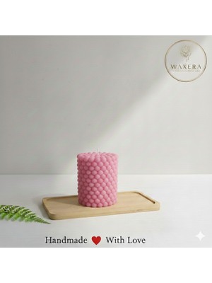 Waxera El Yapımı Soya Wax Estetik Bubble (Baloncuk) Mum
