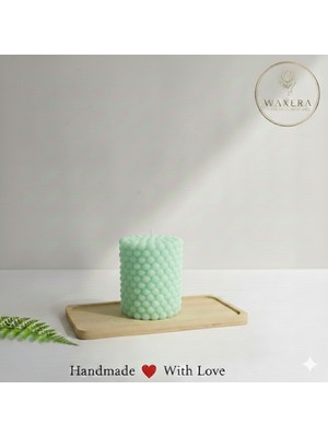 Waxera El Yapımı Soya Wax Estetik Bubble (Baloncuk) Mum