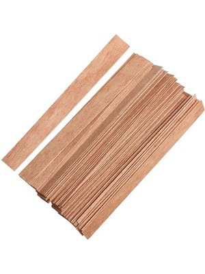 Poyrish Ahşap Fitil 25 Adet (150x15x0,5 mm) (İNCE)