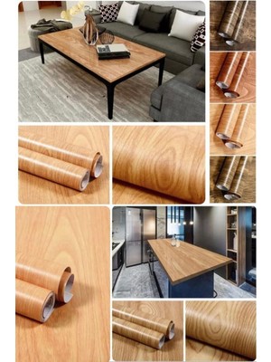 Munico Metre Geçirmez Folyo Mutfak Su Tezgah Iz Yanmaz x cm Ahşap Tezgahları Stickerı Olmaz 5 60 Kağıt Için