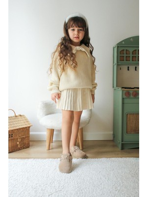 Asortix Kız Çocuk Triko Kumaş Etekli Ikili Takım – JLB-003