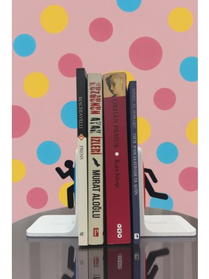 Todekora Portal-Gamer Temalı Kitaplık Aksesuarı Portal Kitap Tutucu 2'li