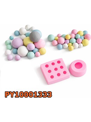 Poyrish PY10001333 - Silikon Kalıp Mum Kalıbı - Buble Set