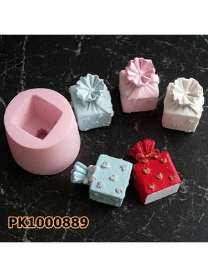 Poyrish PK1000889 - Silikon Kalıp Mum Kalıbı - Hediye Paketi