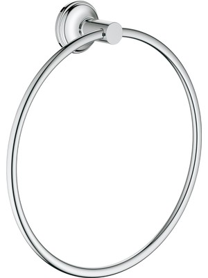 Grohe Essentials Authentic Havlu Halkası, 1 Adet, 40655001, Gümüş, 40655001
