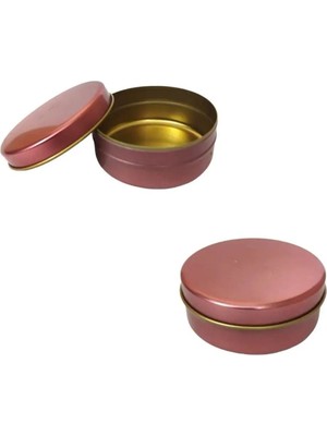 Poyrish Metal Mumluk Pembe 1 Adet, Teneke Mumluklar Toptan Mumluk