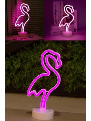 Munico Lambası Aydınlatması Pro Şık Neon Gece Masa Tasarım Ledli Dekoratif Flamingo Neon   Için Ideal Seçim