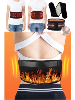 Munico Için Yakı Ağrıları Bel Hemoroid Mucize Isıtıcı Ayarlanabilir Korse Korsesi Taşlı F  Kaliteli Malzeme