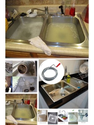 Munico Borusu Drenaj Giderici Boru Metre Lavabo Tutacaklı Temizleyici 5 Profesyonel Tıkan  Için Ideal Seçim
