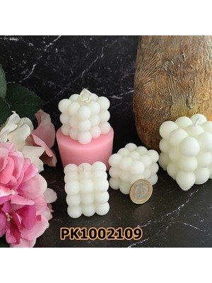 Poyrish PK1002109 - Silikon Kalıp Mum Kalıbı - Mini Bubble