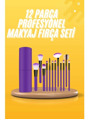 Sb Shopping 12 Parça Makyaj Fırçası Yumuşak Kıllı Profesyonel Fırça Seti Yüksek Kaliteli Pürüzsüz