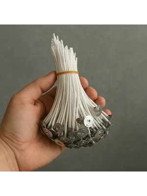 Poyrish Çıtçıtlı Mum Fitili 16 Numara 25 Adet (11 Cm)