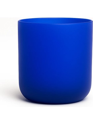 Poyrish Renkli Cam Bardak Ikonik - Mat Koyu Mavi 131-Q