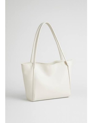 Legend Aksesuar Kadın Nou Çift Saplı Yumuşak Dokulu Büyük Boy El ve Omuz Çantası