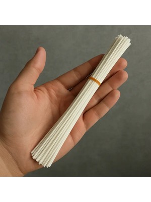 Poyrish Çıtçıtsız Mum Fitili 16 Numara 10 Adet (25 Cm)